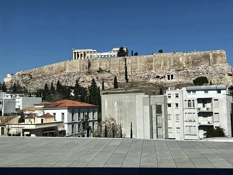 The view of the Acropolis